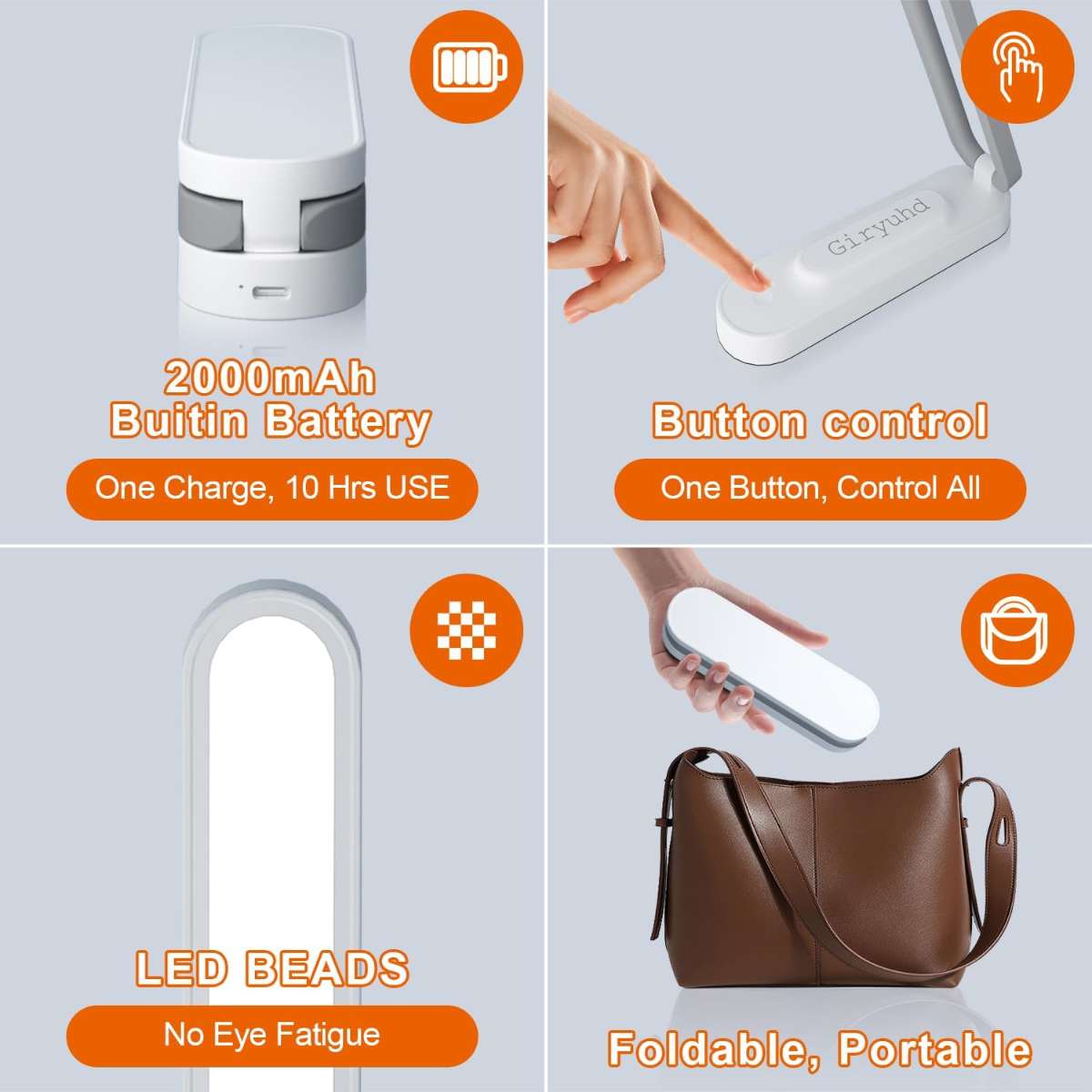 LED Desk Lights, Office Home & Battery Powered Lights