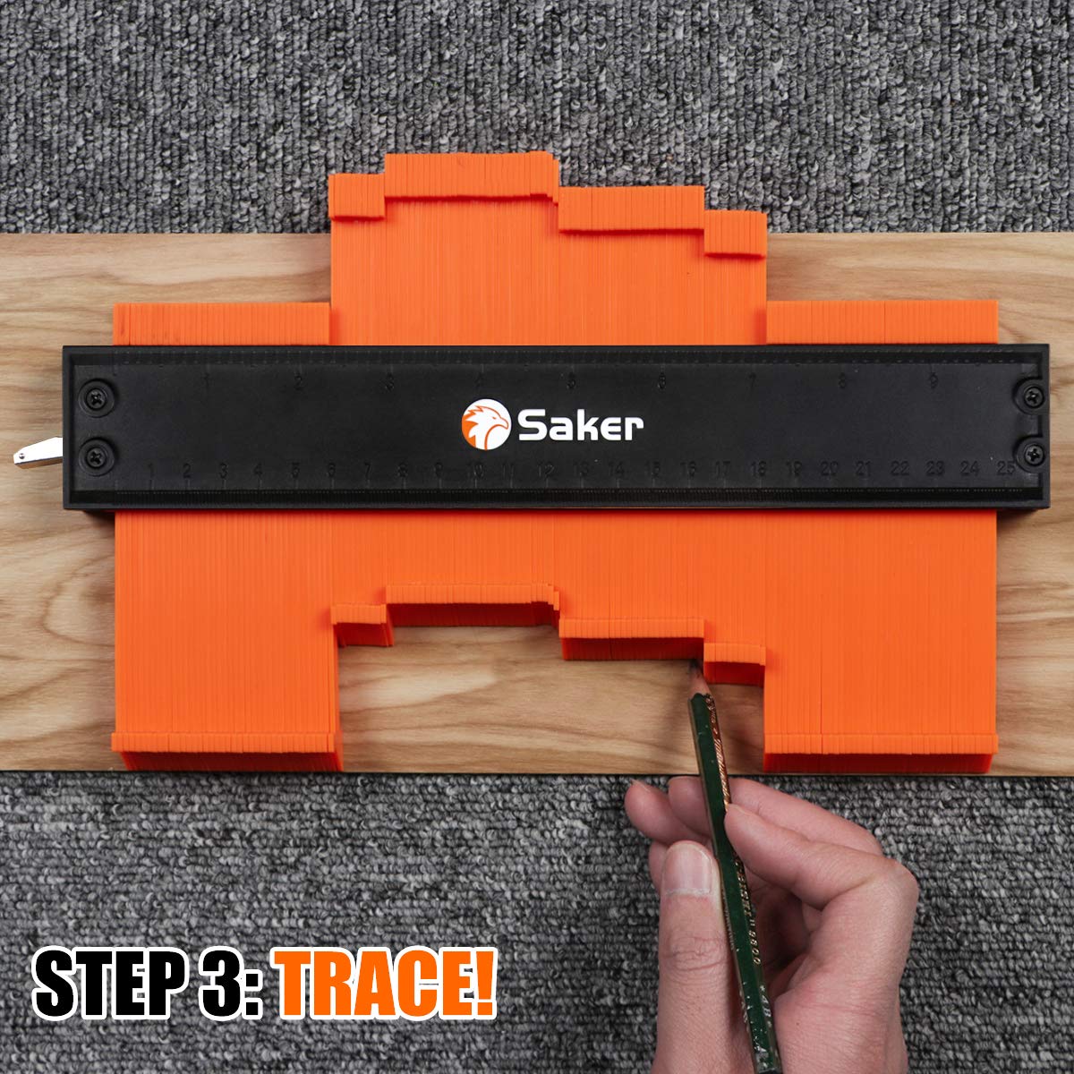 Saker Contour Gauge (10 inch lock) Contour Tool