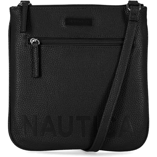 Nautica Womens Lakeside Signature Jaquard North South Crossbody Bag