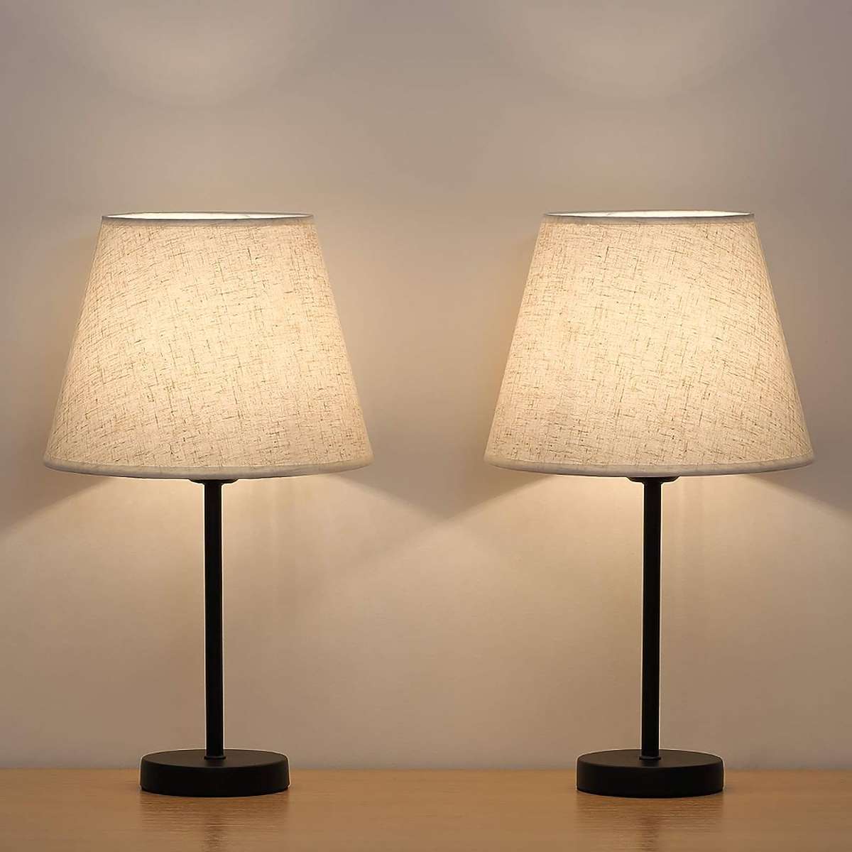 Haitelar bedside lamp - black