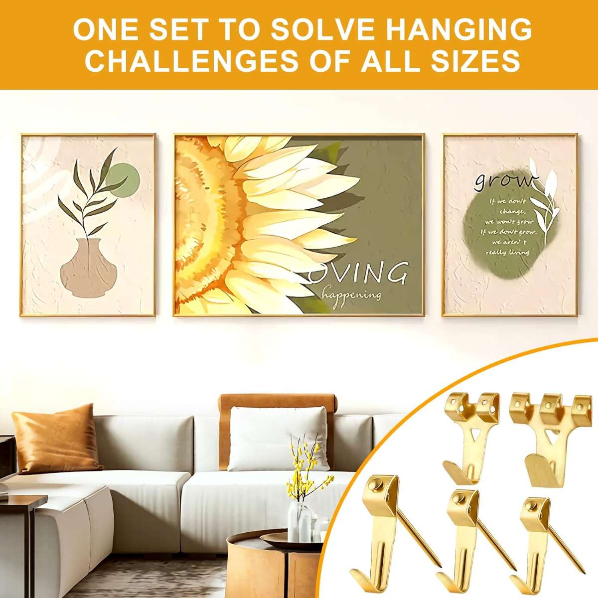 KURUI 303Pcs Picture Hanging Kit