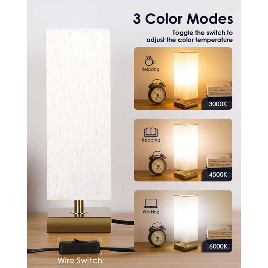 Bedside lamp - (LED bulb included)