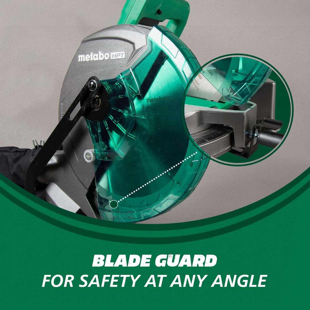 Metabo HPT composite miter saw C10FCGS