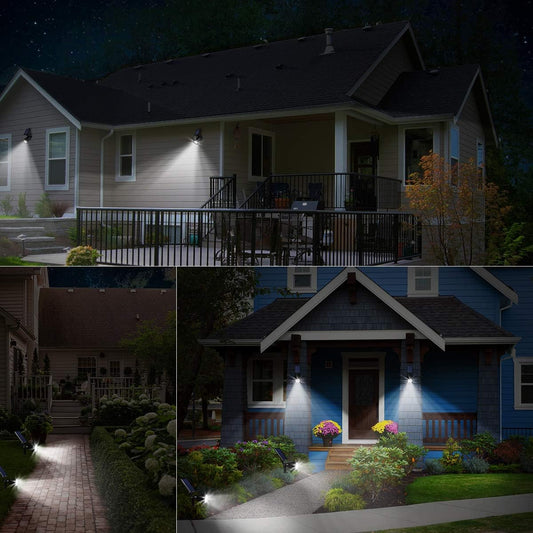 URPOWER Outdoor Solar Lights, Adjustable Solar Spotlights Outdoor (2pcs)