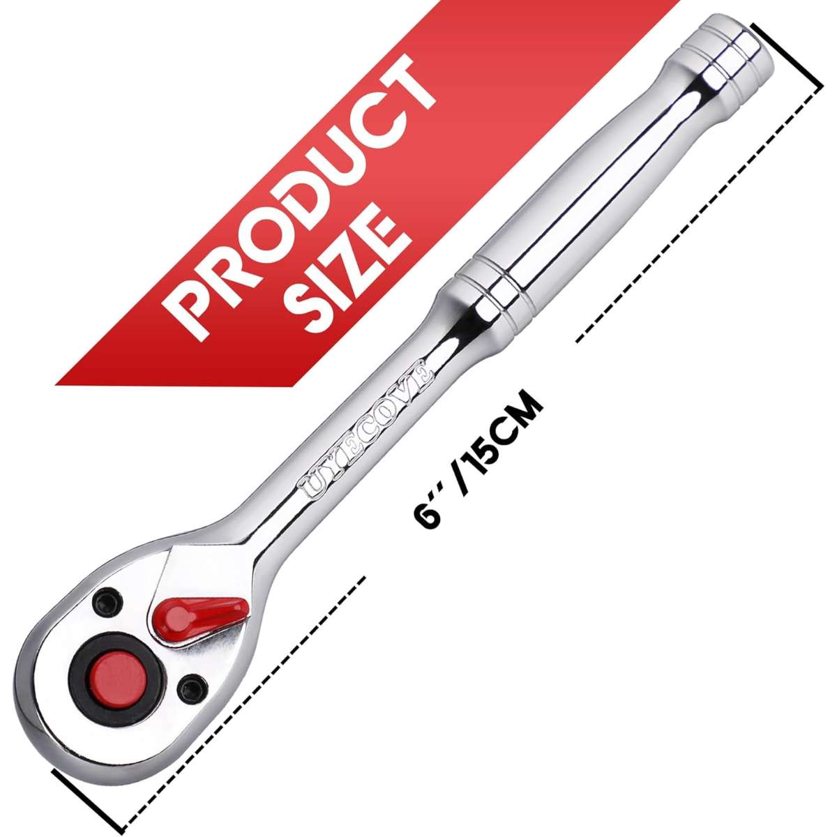 1/4" Drive Ratchet Wrench - 5.9" 15cm
