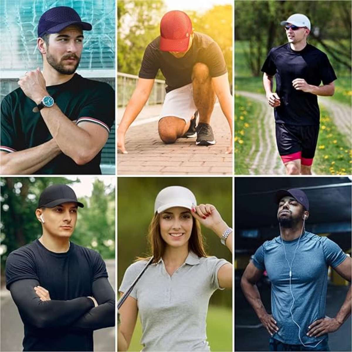 Gardim Kensted soft-brimmed stretch running cap