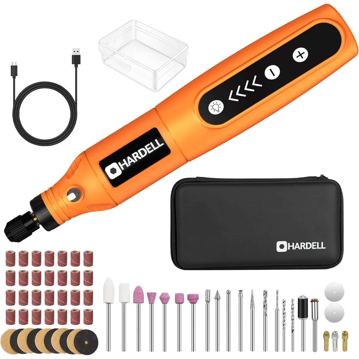 HARDELL MINI CORDLESS ROTARY TOOL KIT, DIY CRAFTS