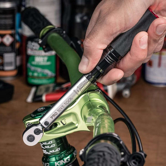 PRO BIKE TOOL 1/4 Torque Wrench Kit - Bicycle Torque Wrench - 2 to 20 Nm