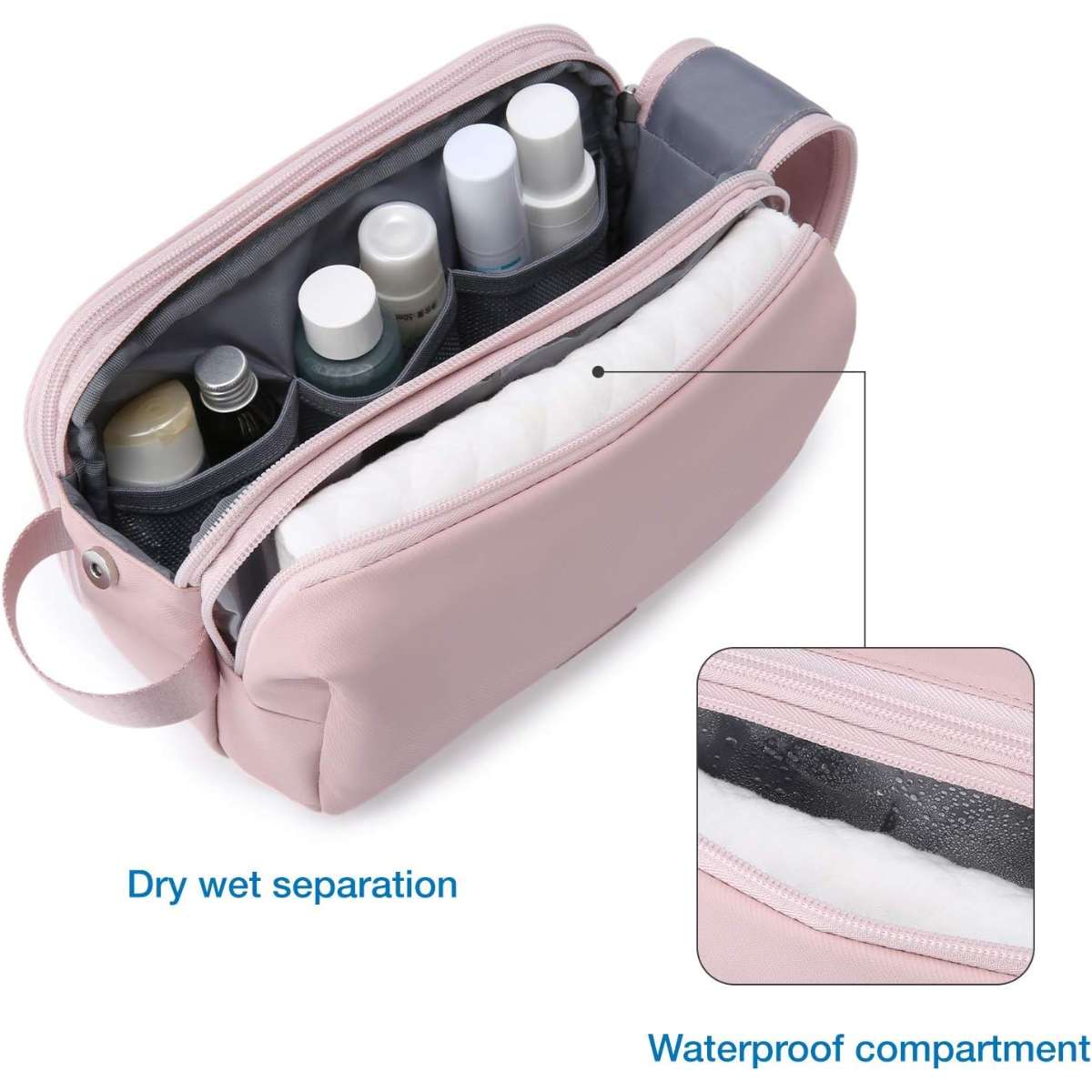 BAGSMART WOMEN'S TOILETRY BAG