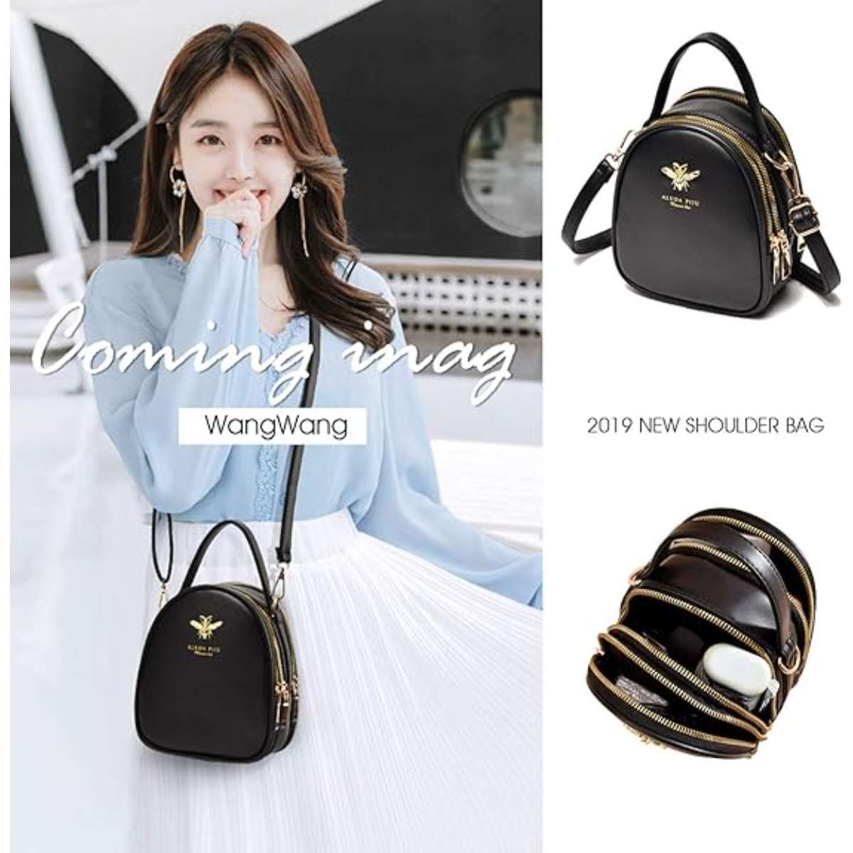 Small crossbody bag, women's shoulder bag