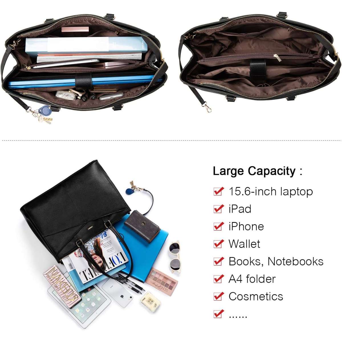 Women's laptop handbag