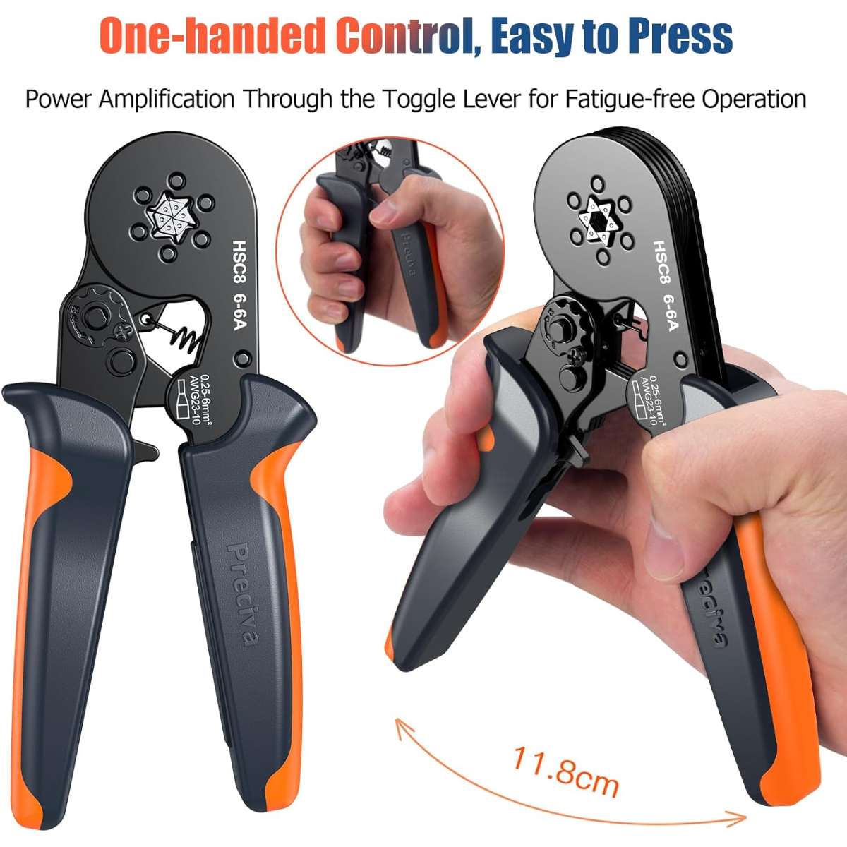Ferrule crimp tool kit with 1900PCS wire connector