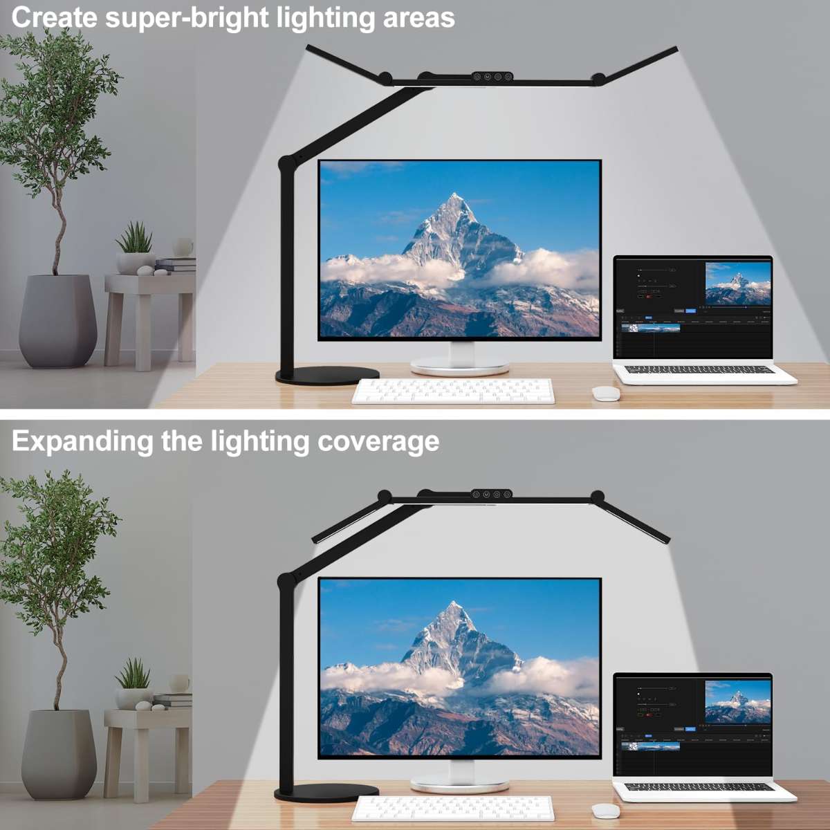 Mikomran Achtect table lamp with mood lighting