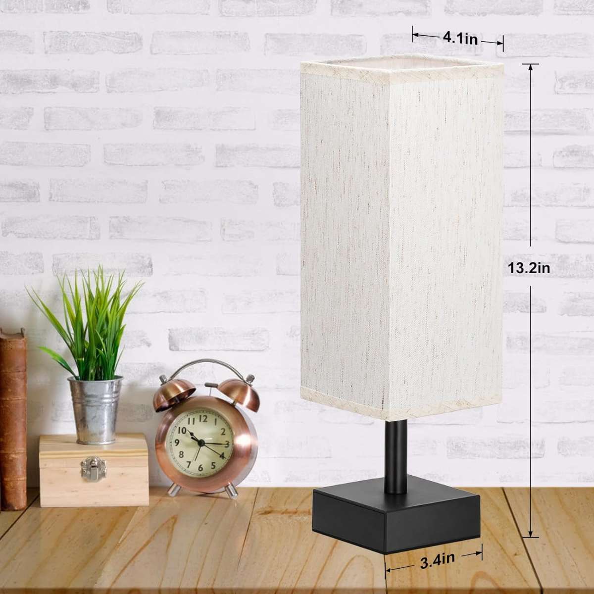 Small table lamp in the bedroom - bedside table bedside lamp