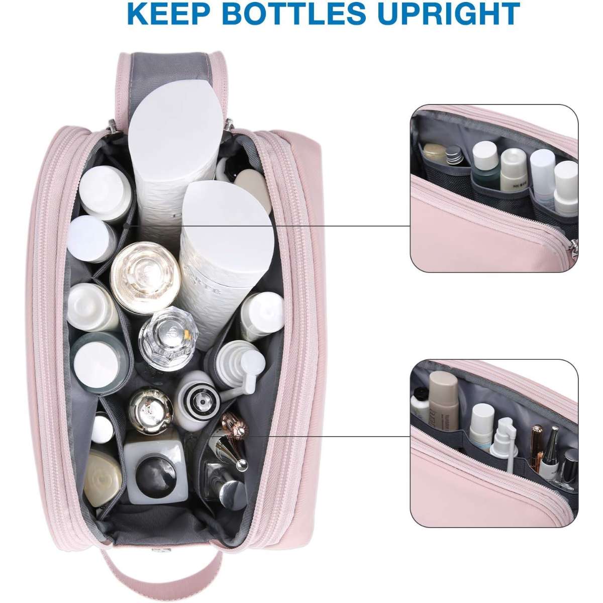BAGSMART WOMEN'S TOILETRY BAG