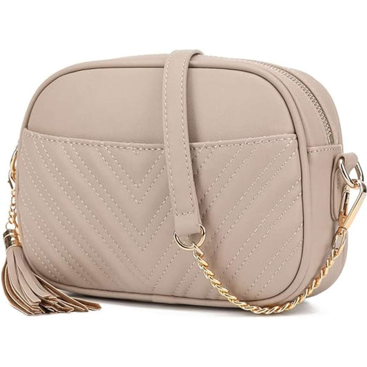 lola mae Quilted Crossbody Bag, Trendy Design Shoulder Purse