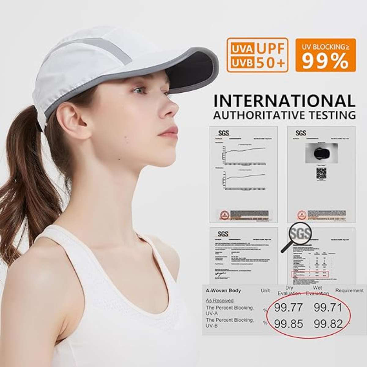 GADIEMKENSD Reflective Folding Outdoor Hat