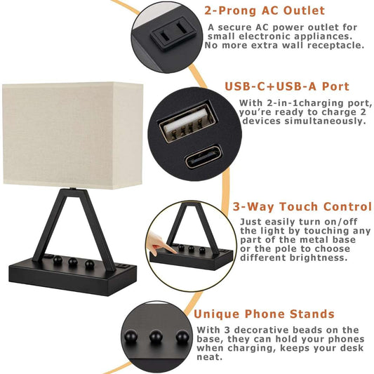 Briver Usbuck Touch Console Light, Black