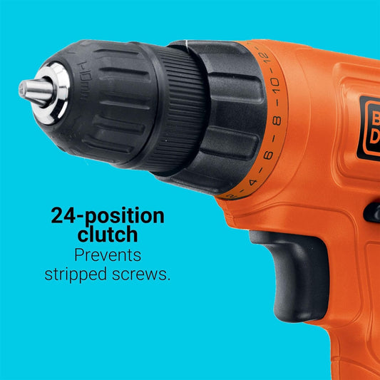BLACK+DECKER 20V MAX POWERECONNECT CORDLESS DRILL/DRIVER (LD120VA)