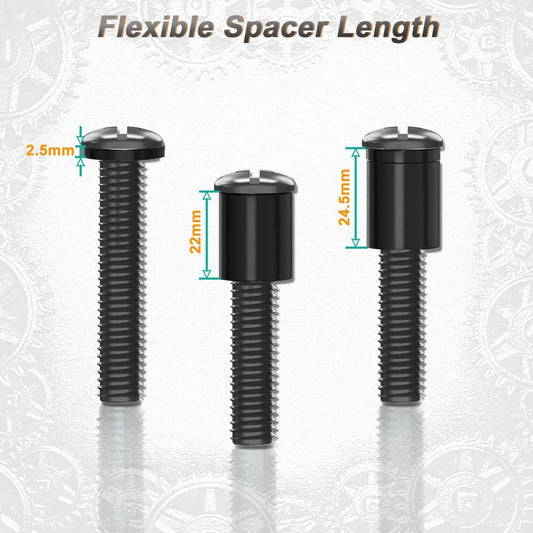 WALI Universal TV Mounting Hardware Kit Package, Black