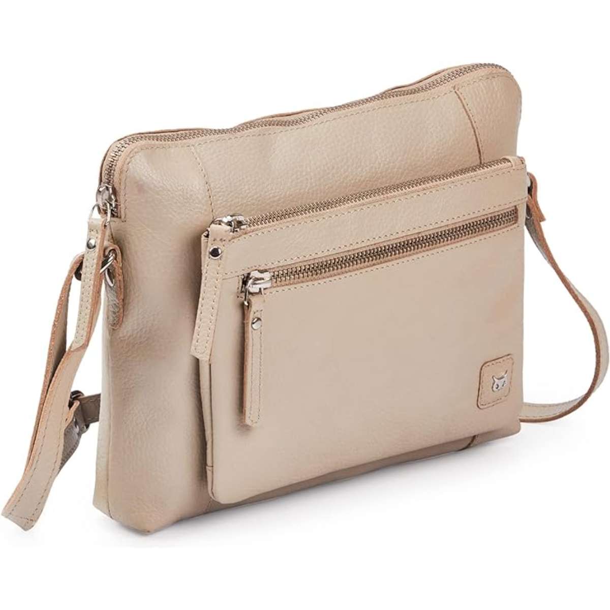 Wise owl accessory small soft pebbles leather cross-body tote