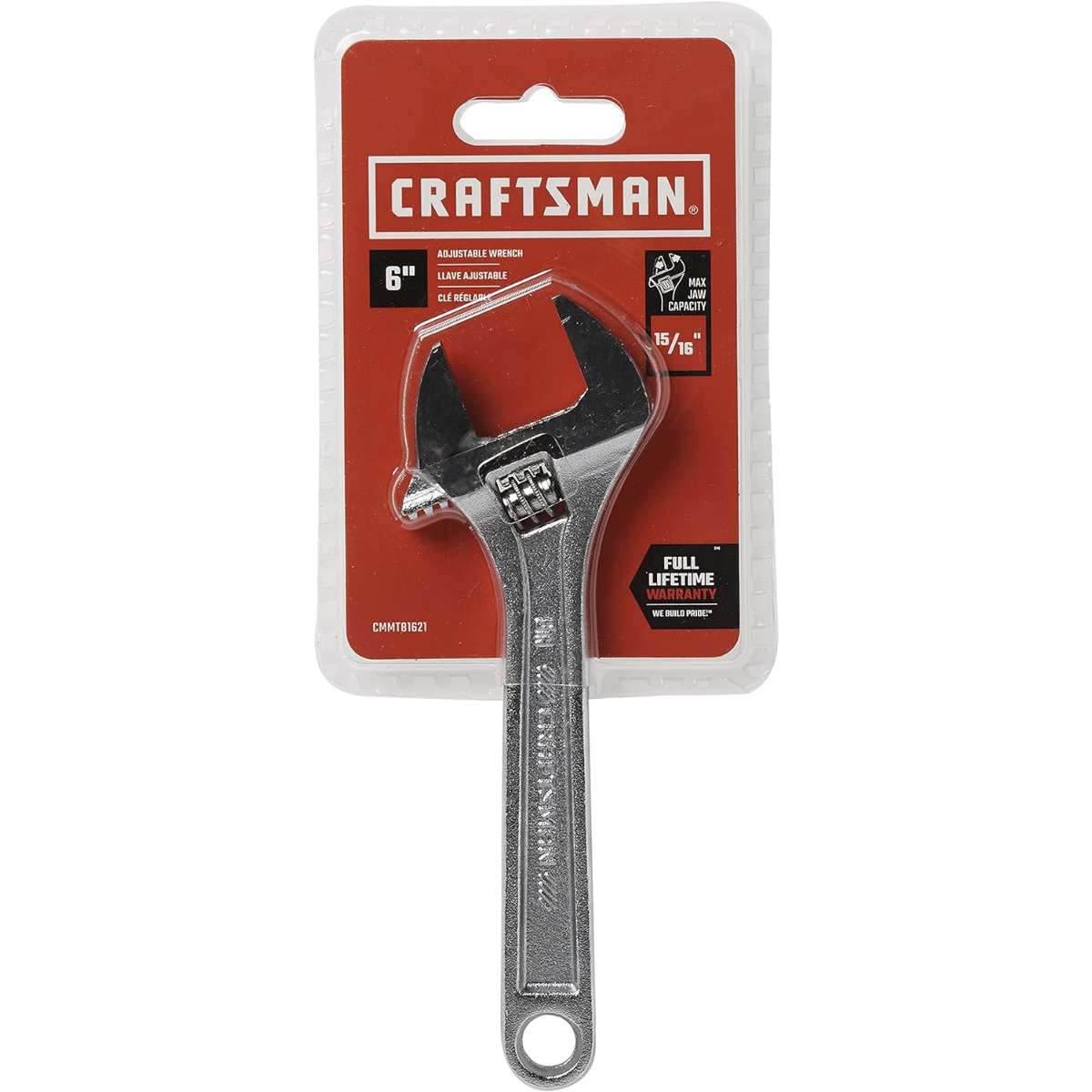 CRAFTSMAN Adjustable Wrench, 6-Inch (CMMT81621)