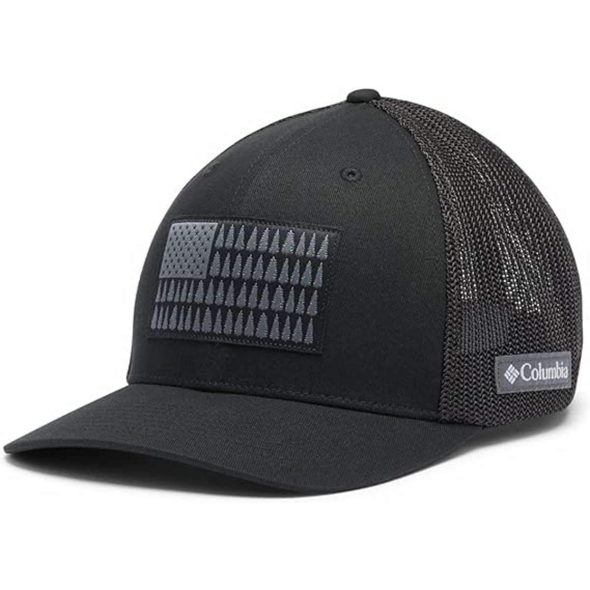 Columbia Unisex-Adult Tree Flag Mesh Ball Cap - High Crown