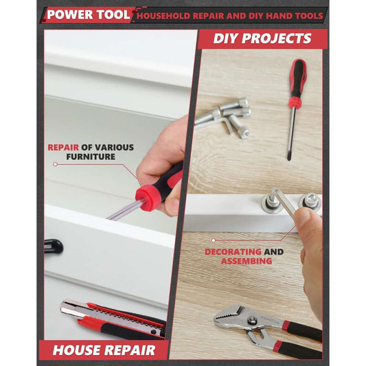 KingTool Home Tool Kit - 286 PCS Home Car Repair Tool Kit