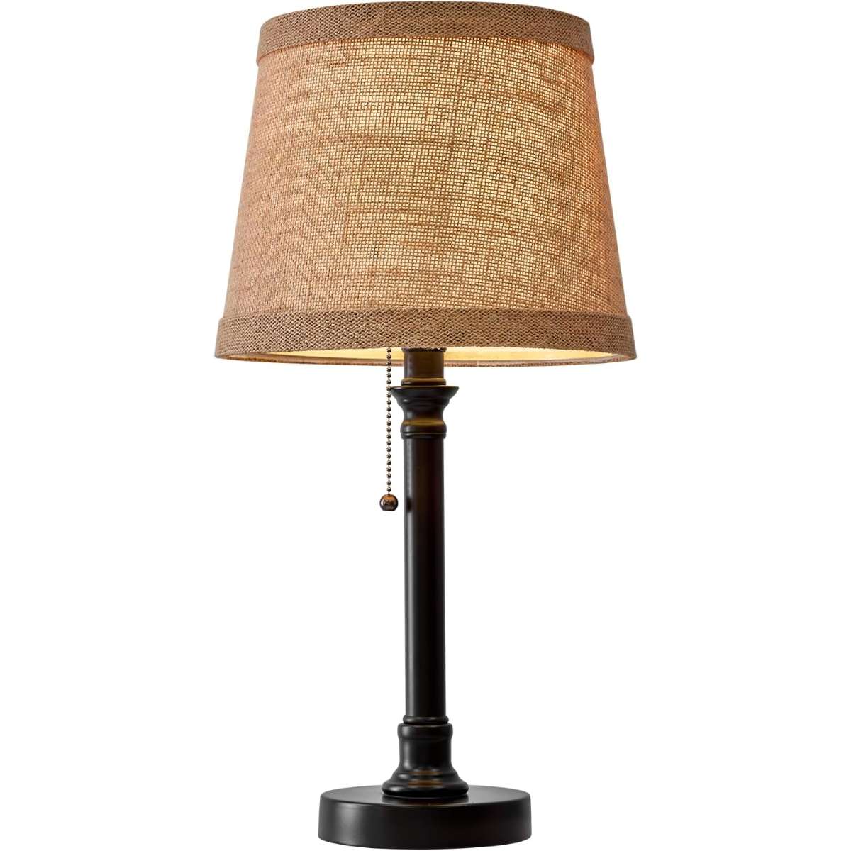 Oneach 19.5 inch bedroom small table lamp