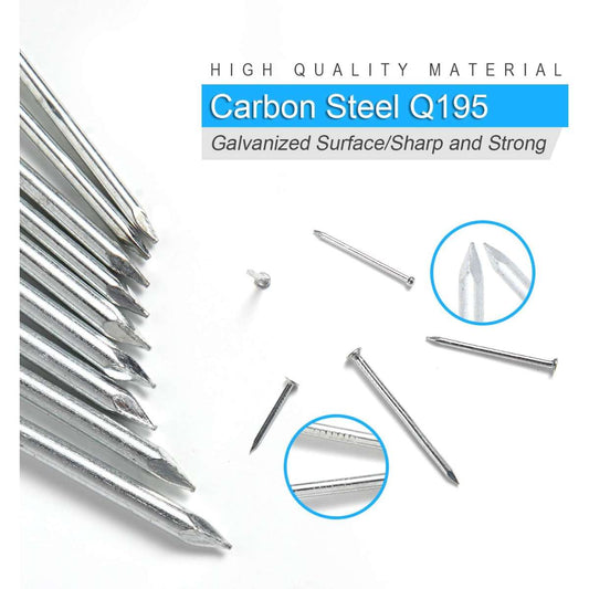 376 pieces of advanced hardware nail assortment kit
