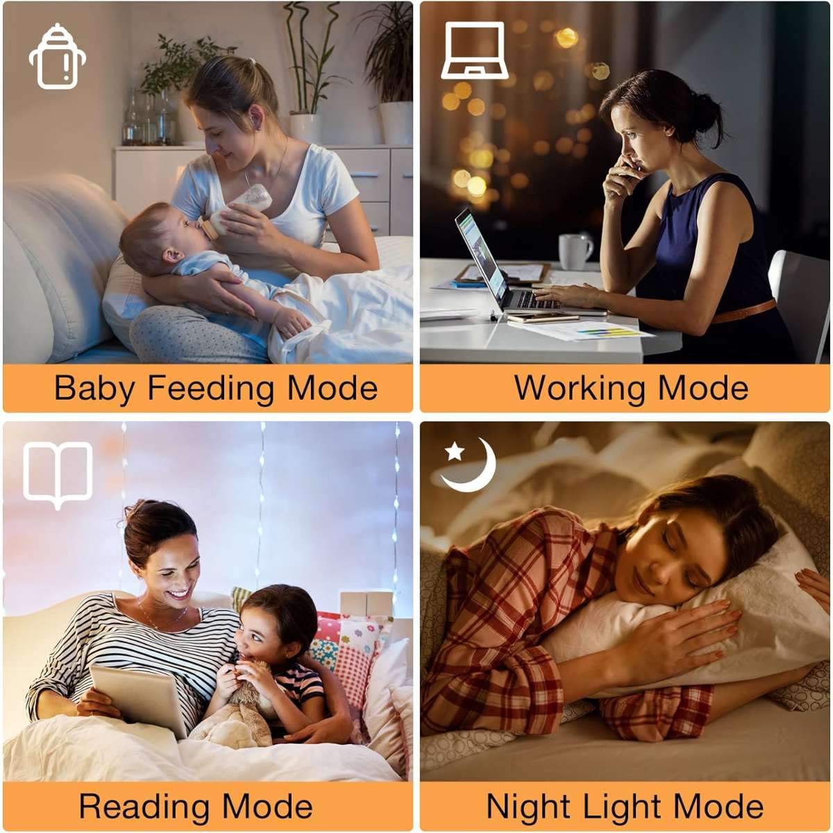 Ambimall Living Room Floor Lamp, including 9W bulb