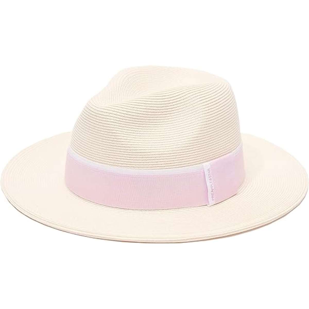 Pineapple&Star Sun Straw Fedora Beach Hat Fine Braid UPF50+ for Unisex