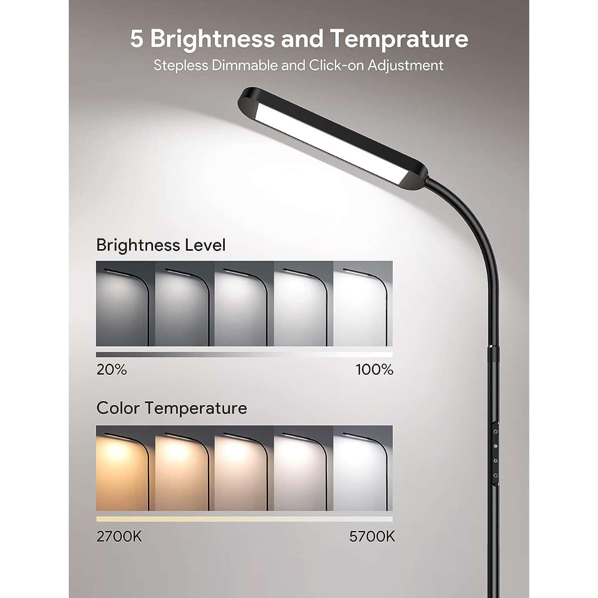 Mediax floor lamp, living room Ryder floor lamp