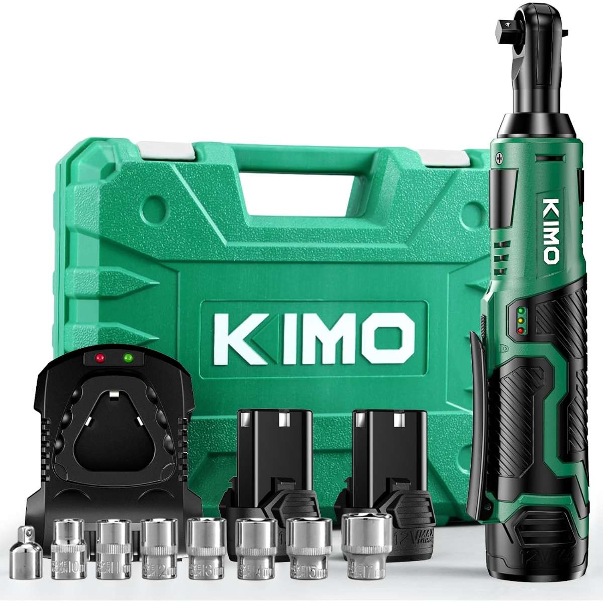 KIMO Rechargeable Electric Ratchet Wrench Kit