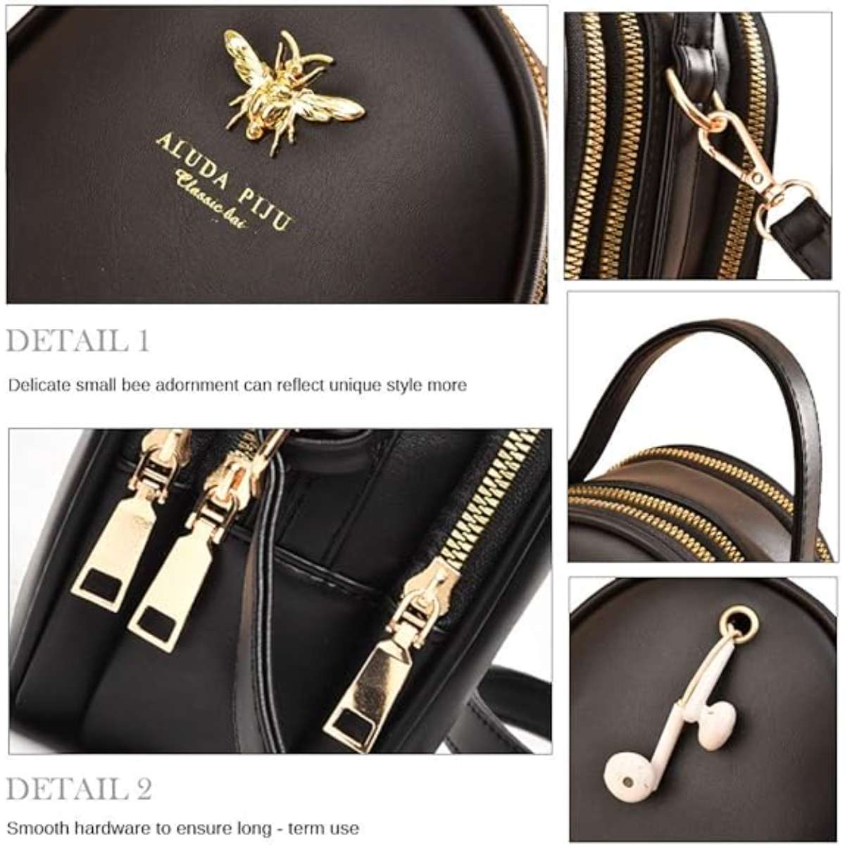 Small crossbody bag, women's shoulder bag