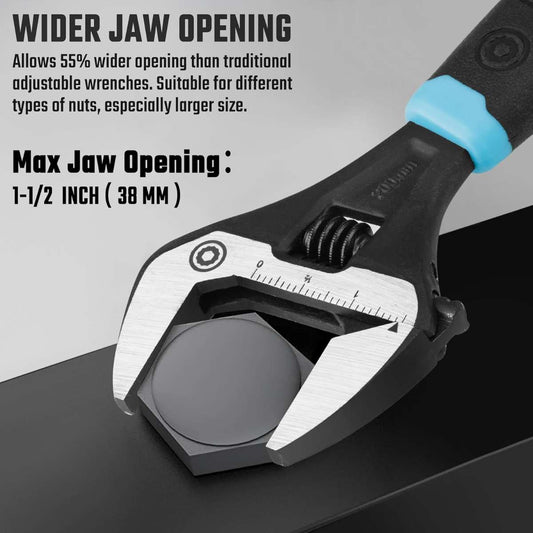 DURATECH 8 Inch Adjustable Wrench
