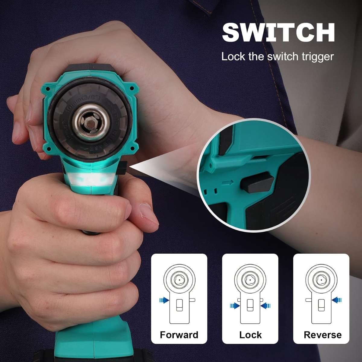 COMOWARE 20V CORDLESS DRILL