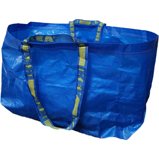 IKEA FRAKTA Carrier Bag, Blue, Large Size Shopping Bag 2 Pcs Set