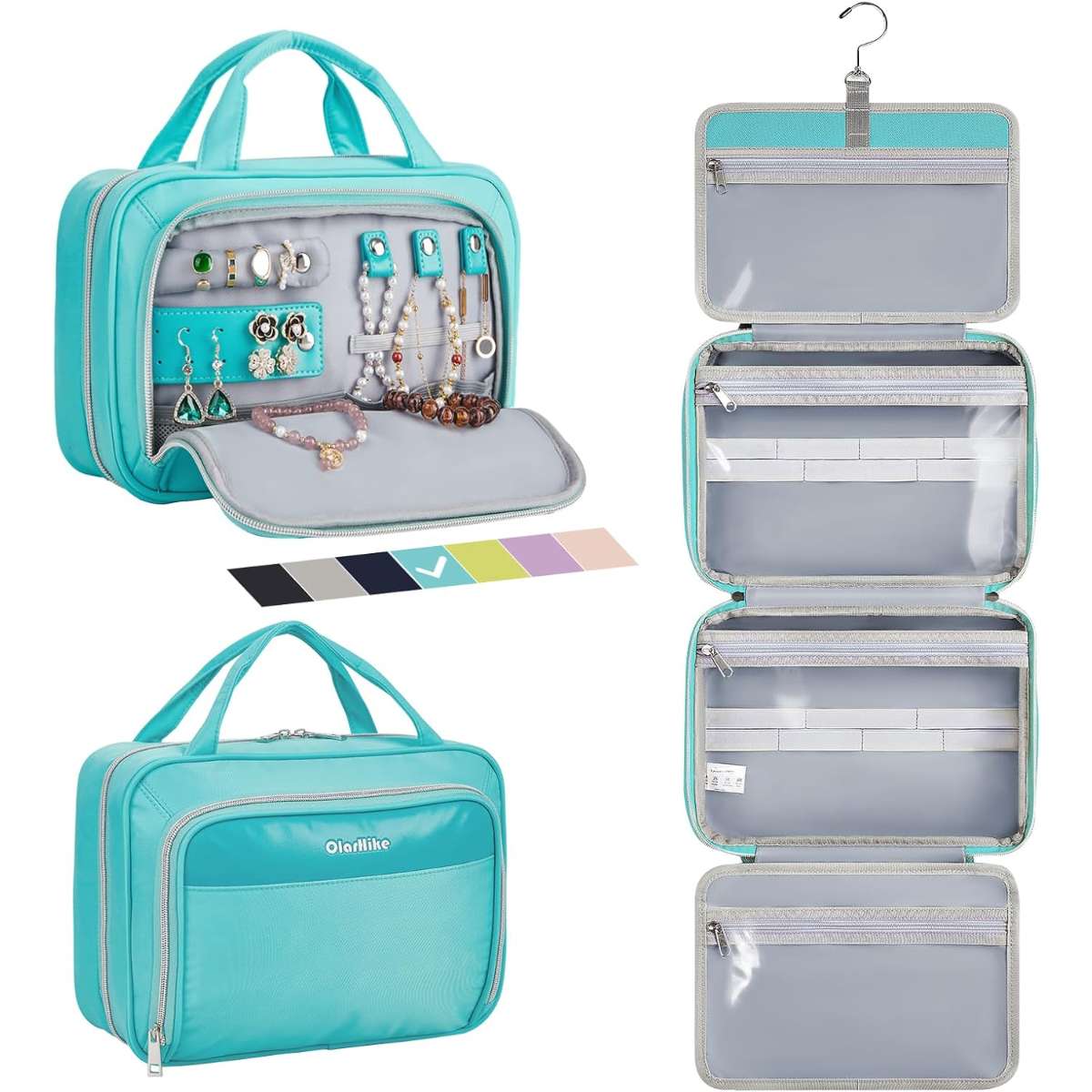 Olashik travel toiletries hanging bag waterproof bag