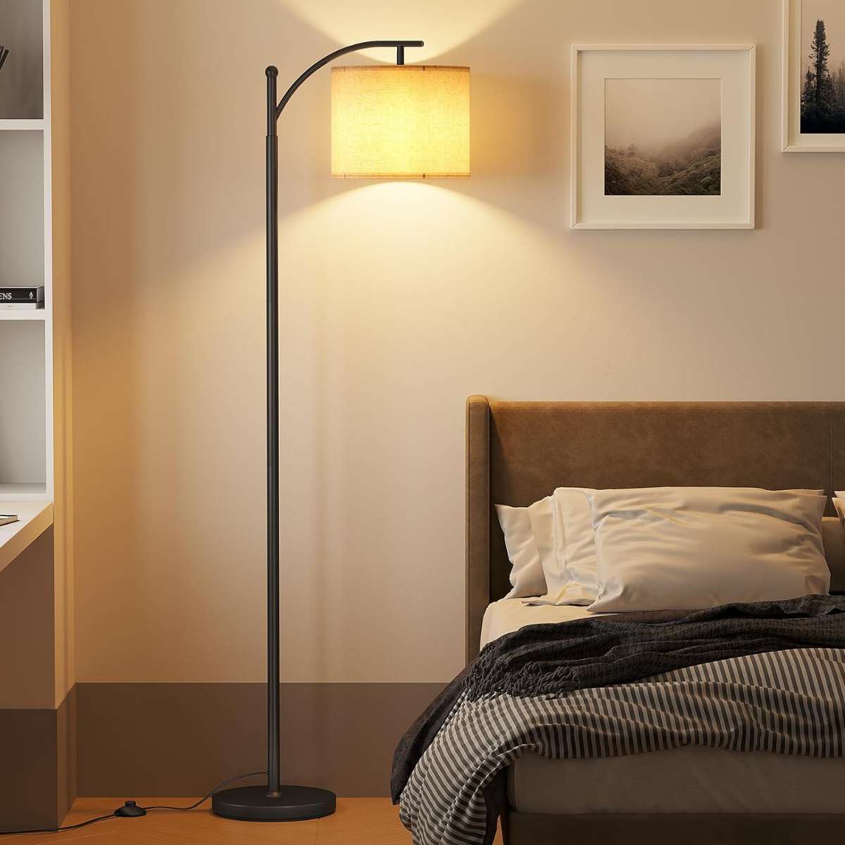SUNMORY Arc Floor Lamp (Black)