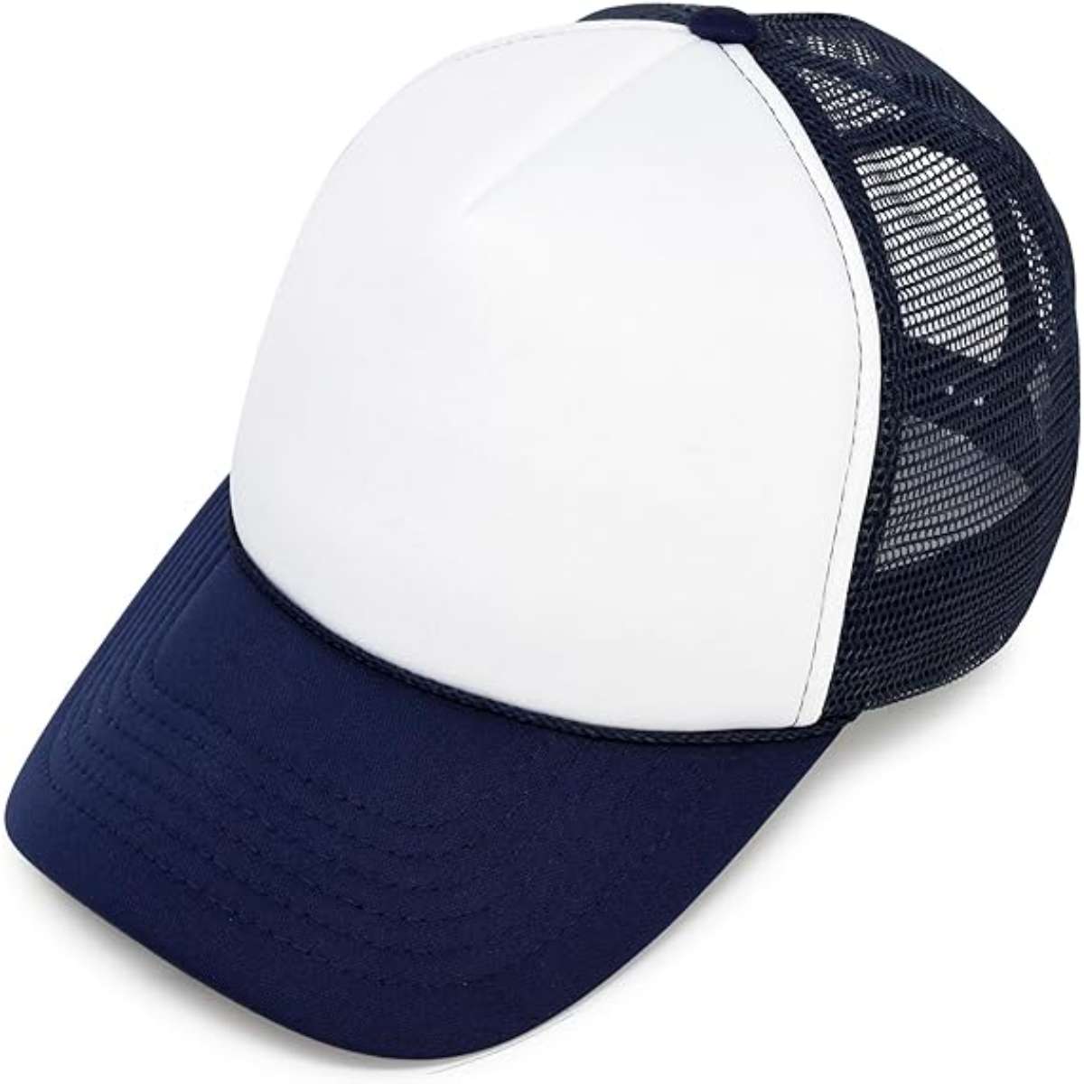 Dalix two-tone trucker hat summer mesh cap