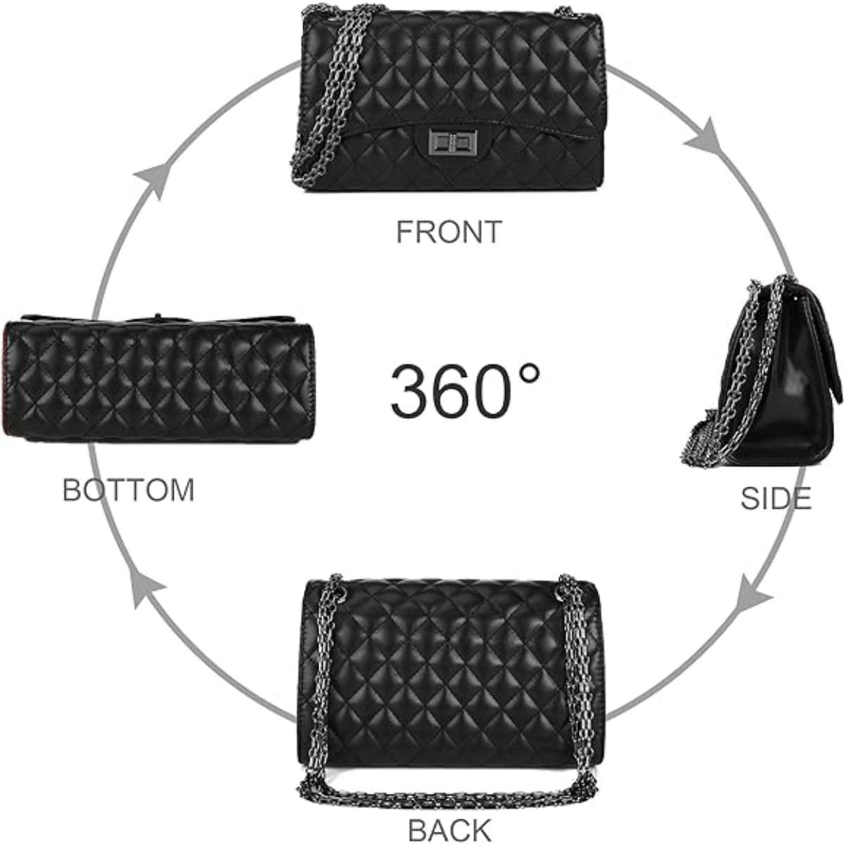 Gladden quilted leather cross-body bag