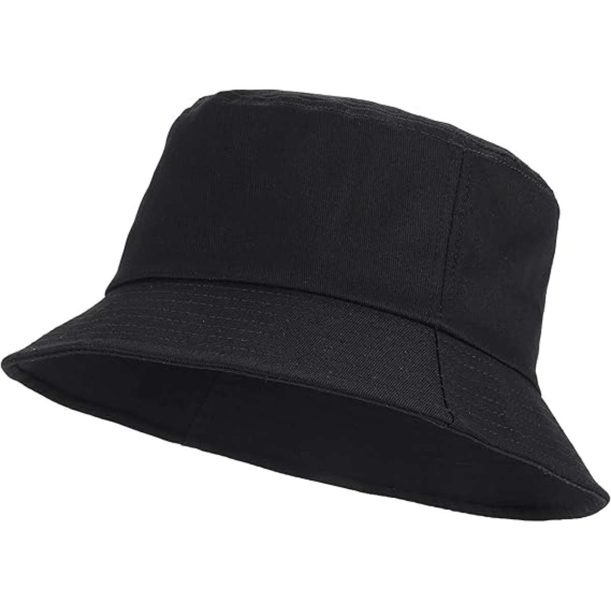 Umeepar Unisex Cotton Packable Bucket Hat Sun Hat Plain Colors for Men Women
