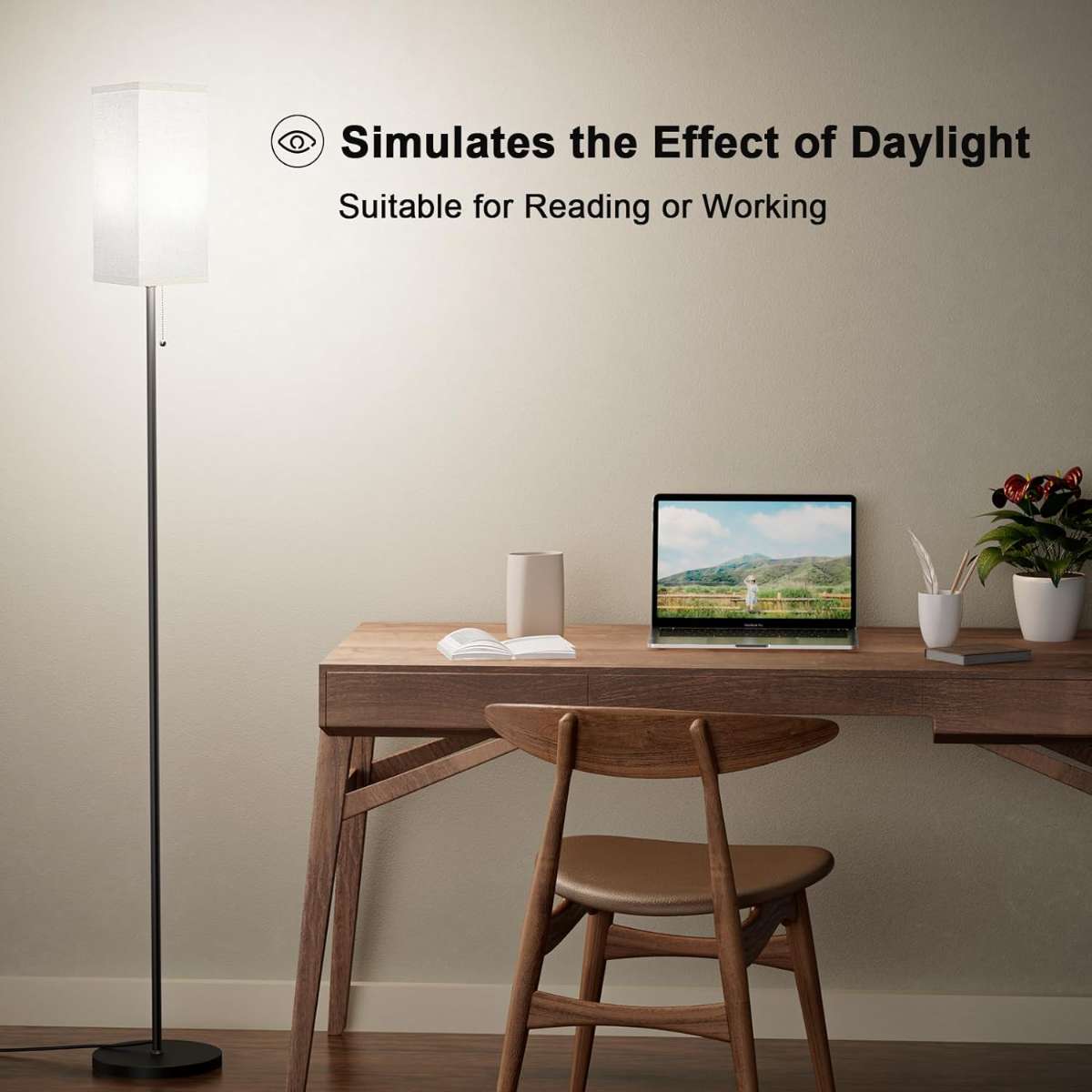 3-way dimmable touch console light, warm white living room color