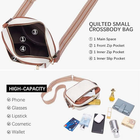 Bossten's quilted cross-body bag