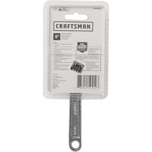 CRAFTSMAN Adjustable Wrench, 6-Inch (CMMT81621)