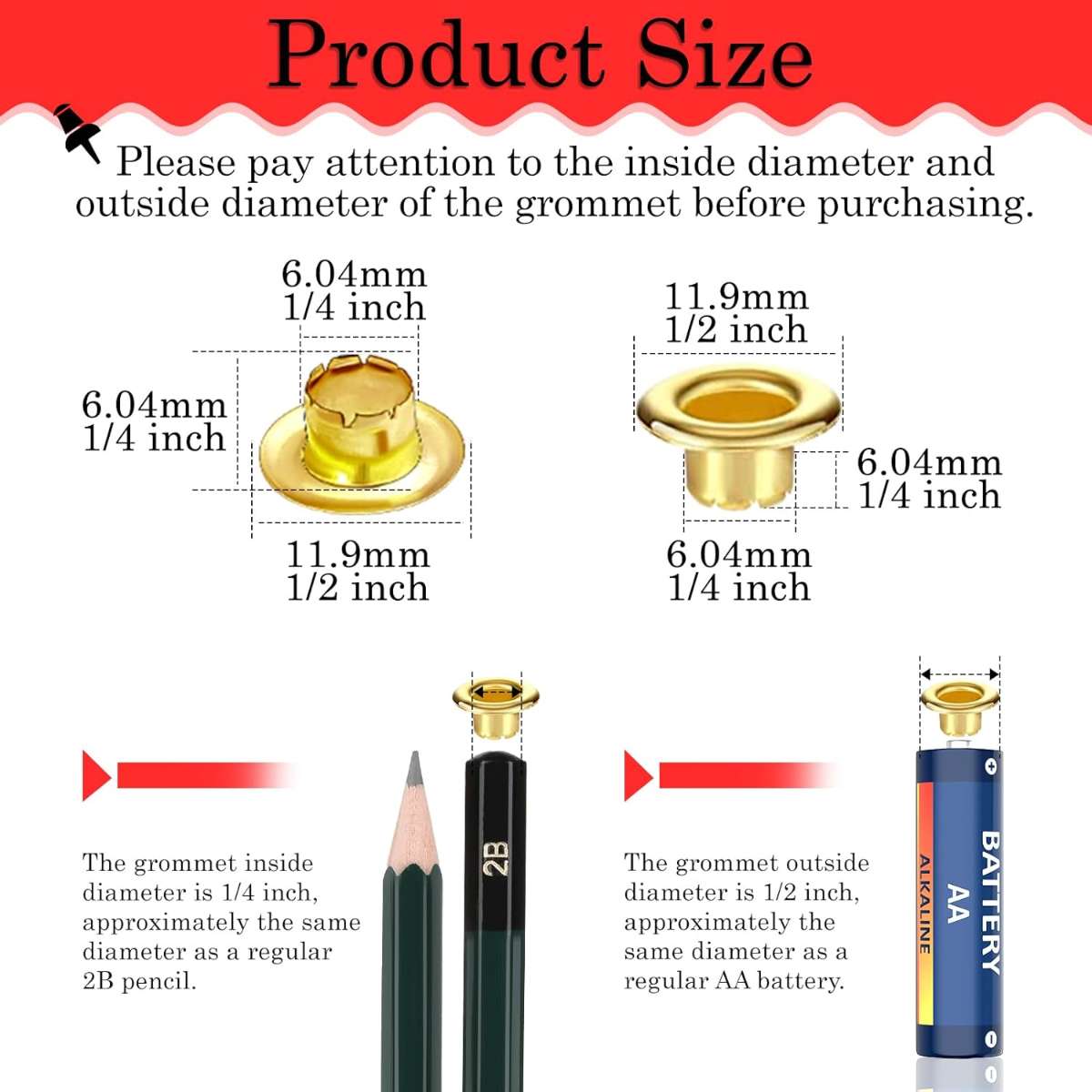 803 grommet eyelet pliers set, 1/4" 6mm (I.D.) grommet tool set