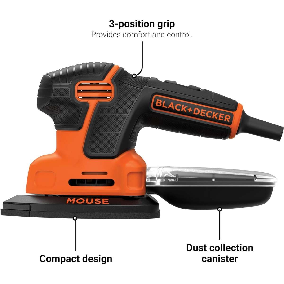 BLACK+DECKER DETAIL SANDER (BDEMS600)