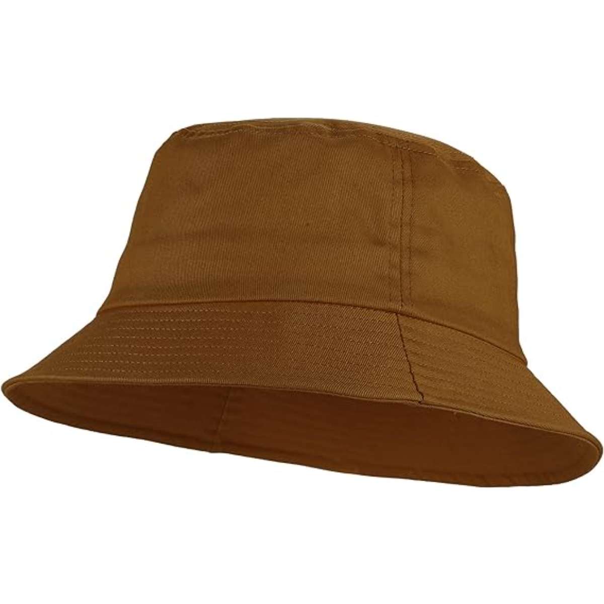 Umeepar Unisex Cotton Packable Bucket Hat Sun Hat Plain Colors for Men Women
