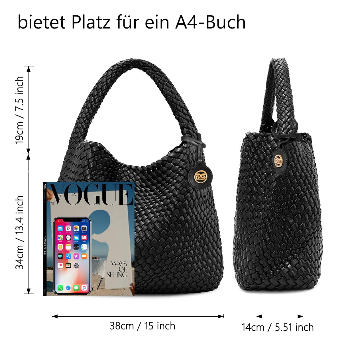 Puspett Simon woven handbag